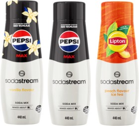 Sodastream+Pepsico+or+Lipton+Syrup+440mL