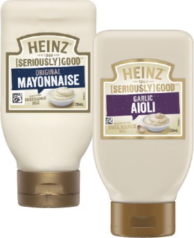 Heinz+Seriously+Good+Aioli+or+Mayonnaise+295mL