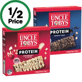 Uncle+Tobys+Protein+Muesli+Bars+175g+Pk+5