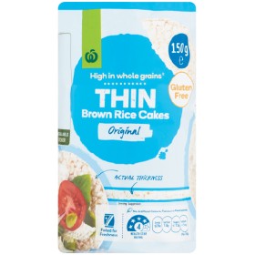 Woolworths+Thin+Brown+Rice+Cakes+150g