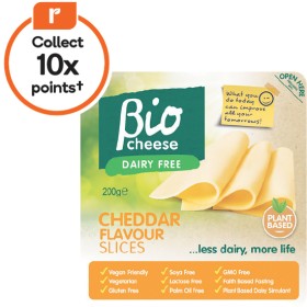 Bio+Cheese+Cheddar+Slices+200g