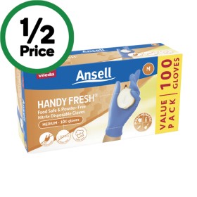 Ansell+Handy+Fresh+Nitrile+Gloves+Medium+or+Large+Pk+100