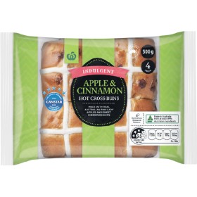 Woolworths+Indulgent+Apple+%26amp%3B+Cinnamon+Hot+Cross+Buns+Pk+4