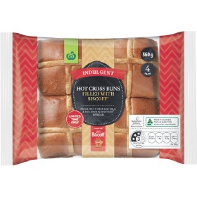 Woolworths+Indulgent+Biscoff%26reg%3B+Filled+Hot+Cross+Buns+Pk+4