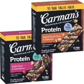 Carman%26rsquo%3Bs+Protein+Bars+Value+Pack+360-400g+Pk+9%2F10