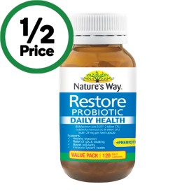 Nature%26rsquo%3Bs+Way+Restore+Probiotic+Daily+Health+Capsules+Pk+120%7E