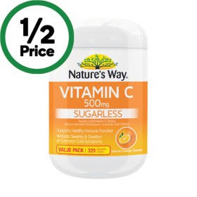 Nature%26rsquo%3Bs+Way+Vitamin+C+500mg+Chewable+Tablets+Pk+320%7E