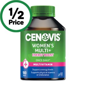 Cenovis+Women%26rsquo%3Bs+Multi+%2B+Energy+Boost+Capsules+Pk+100%7E