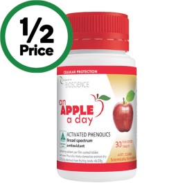 An+Apple+A+Day+Activated+Phenolics+Antioxidants+Tablets+Pk+30%7E