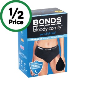 Bonds+Bloody+Comfy+Overnight+Period+Underwear+Size+10-16