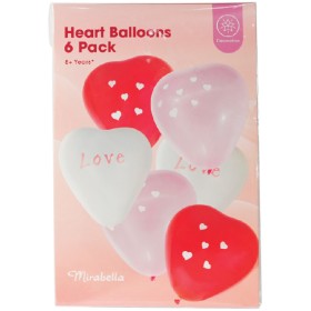 Valentine%26rsquo%3Bs+Day+Heart+Balloons+Pk+6