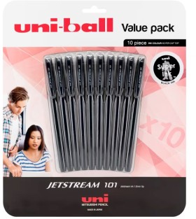 Uni-Ball+Jetstream+101+Rollerball+Pens+10+Pack