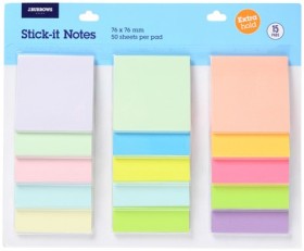 J.Burrows+Stick-it+Notes+Value+Pack+-+Sherbet