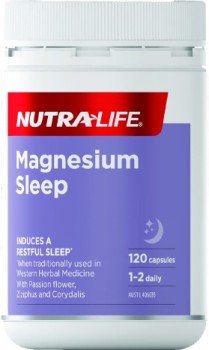 Nutra-Life-Magnesium-Sleep-120-Capsules on sale