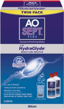 Aosept+Plus+HydraGlyde+Twin+Pack+2+x+360ml+%2B+Case