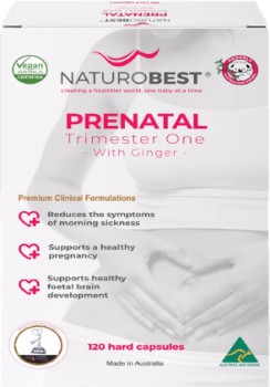 Naturobest+Prenatal+Trimester+One+with+Ginger+120+Capsules