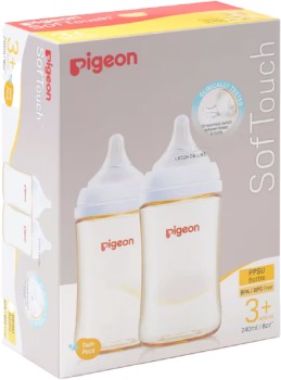 Pigeon+SofTouch+III+PPSU+Baby+Bottle+2+x+240ml