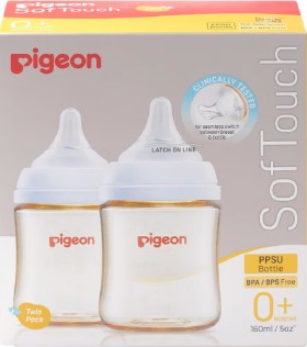 Pigeon+SofTouch+III+PPSU+Baby+Bottle+2+x+160ml