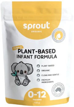 Sprout+Organic+Plant+Based+Infant+Formula+0-12+Months+700g