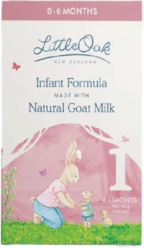 LittleOak+Goat%26%23039%3Bs+Milk+Infant+Formula+Stage+1+-+6+x+30g+Sachets