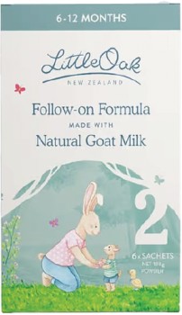 LittleOak+Goat%26%23039%3Bs+Milk+Follow+On+Formula+Stage+2+-+6+x+30g+Sachets