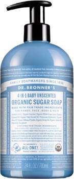 Dr+Bronner%26%23039%3Bs+Organic+Sugar+Soap+Baby+Unscented+710ml