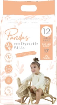 Pandas+by+Luvme+Liners+Eco+Disposbale+Bamboo+%2816kg%2B%29+12+Pk