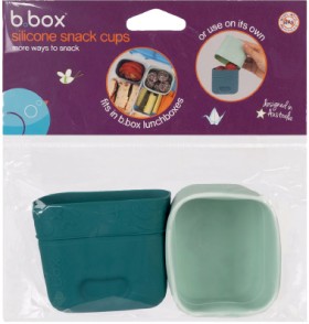 B.Box+Silicone+Snack+Cups+2+Pack+Forest