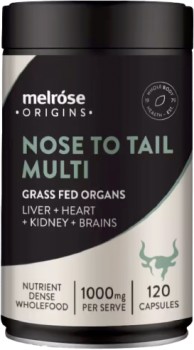 Melrose+Origins+Organ+Meat+Nose+to+Tail+Multi+120+Capsules