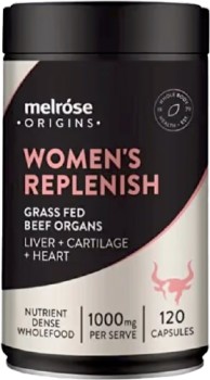 Melrose+Origins+Organ+Meat+Women%26%23039%3Bs+Replenish+120+Capsules