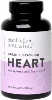 Thankfully+Nourished+Organic+Heart+180+Capsules