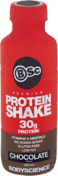 BSc+Bodyscience+Rtd+Premium+Protein+Shake+Chocolate+6+x+450ml