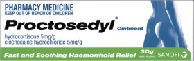 Proctosedyl+Haemorrhoids+Relief+Ointment+30g