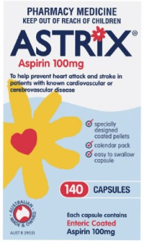 Astrix+Low+Dose+Aspirin+140+Capsules