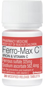 Ferro-Max+C+Iron+%26amp%3B+Vitamin+C+30+Tablets