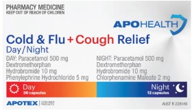 Apohealth+Cold+%26amp%3B+Flu+%2B+Cough+Relief+Day%2FNight+48+Capsules