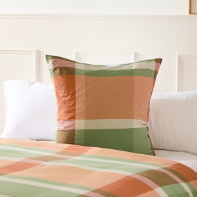 Mackenzie+Checked+European+Pillowcase+by+Habitat