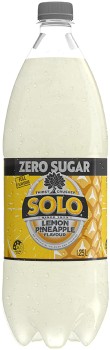 NEW+Solo+Zero+Sugar+Lemon+Pineapple+1.25+Litre