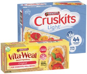 Arnott%26rsquo%3Bs+Cruskits+125g+or+Vita%E2%80%91Weat+Crackers+250g+Selected+Varieties