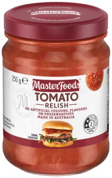 MasterFoods+Relish+or+Chutney+250-260g+Selected+Varieties