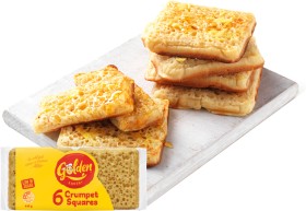 Golden+Crumpet+Squares+6+Pack