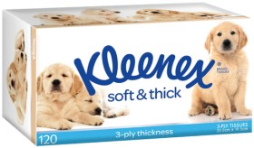 Kleenex+Soft+%26amp%3B+Thick+Facial+Tissues+3+Ply+120+Pack