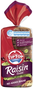 Tip+Top+Raisin+Toast+520-600g+Selected+Varieties