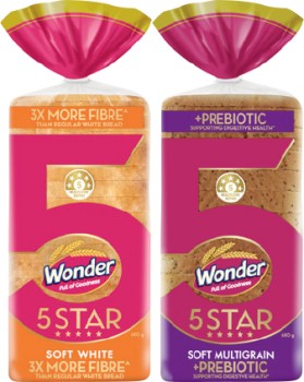 Wonder+Bread+5+Star+680g+Selected+Varieties