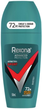 Rexona+Advanced+Protection+Antiperspirant+Roll%E2%80%91On+50mL+Selected+Varieties