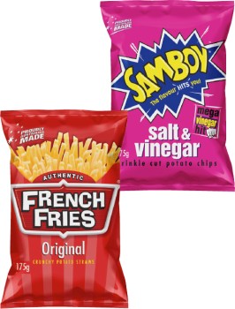 French+Fries+or+Samboy+Potato+Chips+175g+Selected+Varieties