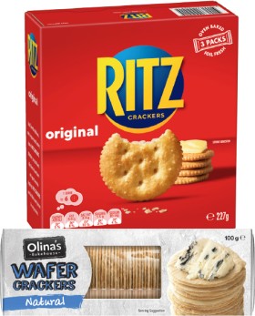 Ritz+Crackers+227g%2C+Mini+155-160g%2C+Breakz+250g+or+Olina%26rsquo%3Bs+Wafer+Crackers+Selected+Varieties