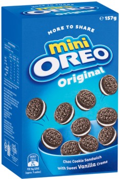 Oreo+Mini+Cookies+157g+Selected+Varieties