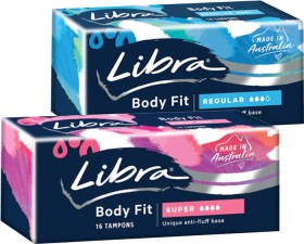 Libra+Tampons+16+Pack+Selected+Varieties