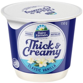 Dairy-Farmers-Thick-Creamy-Yoghurt-140150g-Selected-Varieties on sale